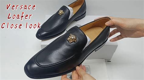 versace medusa loafers|medusa apron toe loafer men.